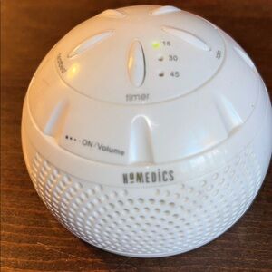 Homedics White Portable Sound Machine Sound spa Mini